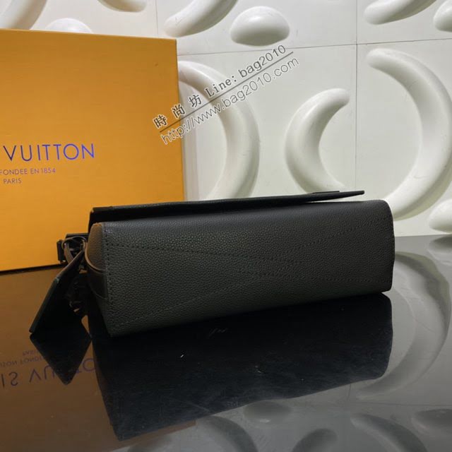 LOUIS VUITTON專櫃新款包包 路易威登Aerogram郵差包 LV翻蓋字母肩帶男郵差包 M57080  ydh4088